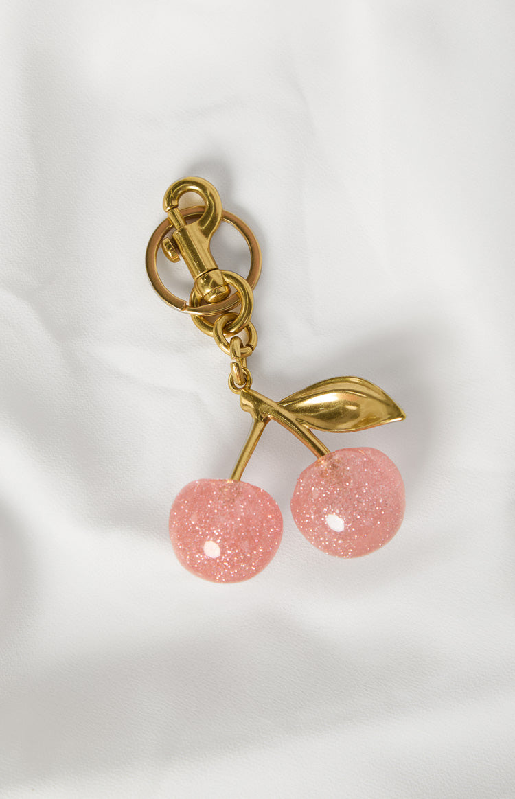 Cherry Pink Keyring Image