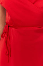 12 Nights Ruffle Dress Red Image