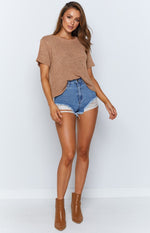 Abrand High Relaxed Short Salty Blue Image