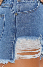 Abrand High Relaxed Short Salty Blue Image