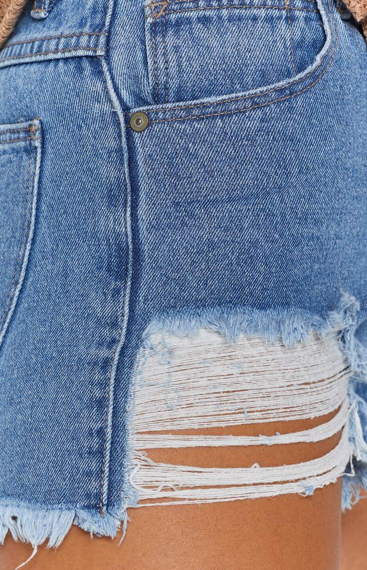Abrand High Relaxed Short Salty Blue Image