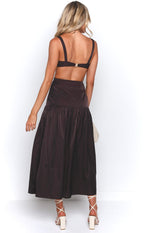 Aurelia Liquorice Maxi Dress Image