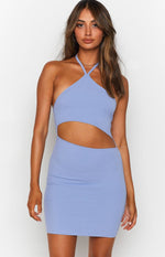 Baby It's You Mini Dress Blue Image