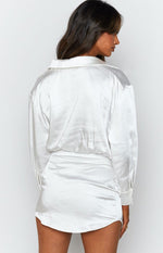 Deeper Water Mini Dress White Image