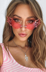 Eclat Basia Flame Sunglasses Pink Image