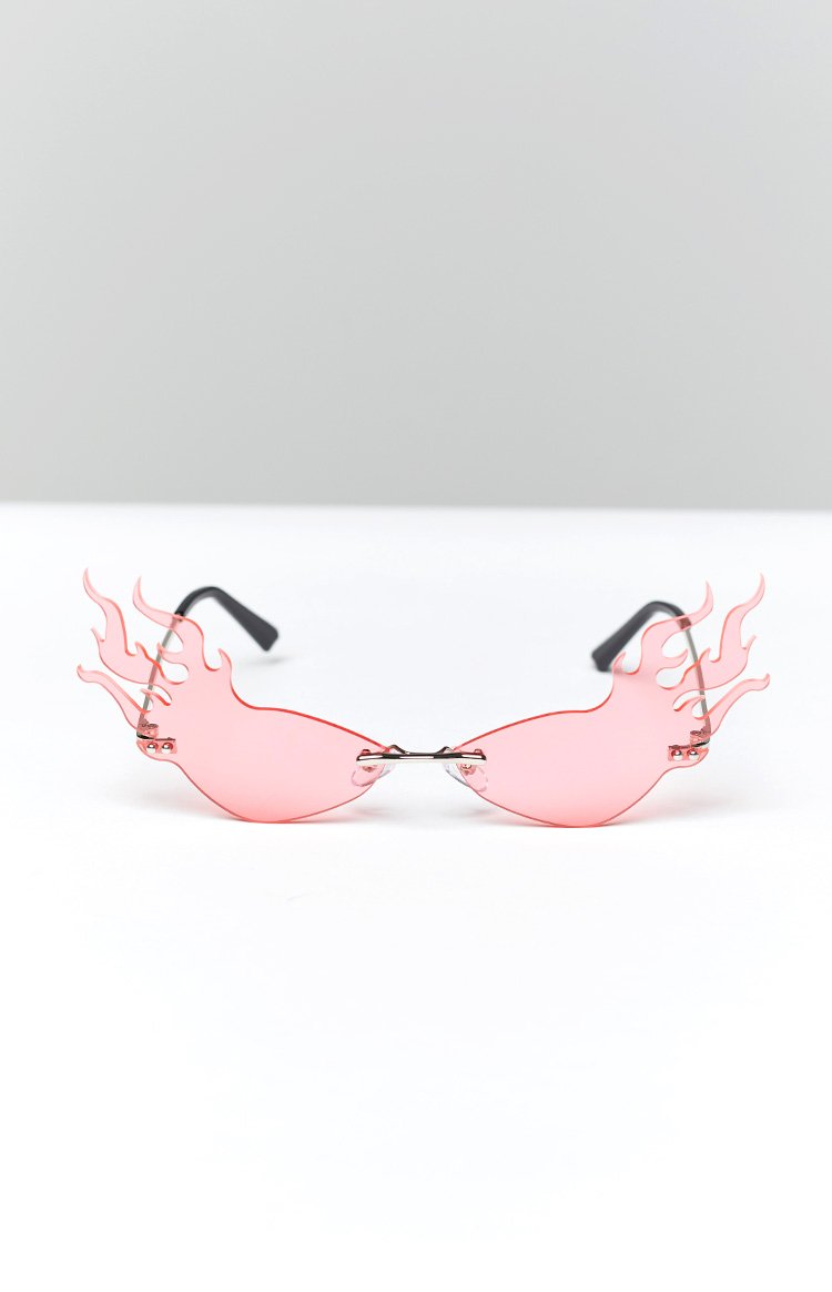 Eclat Basia Flame Sunglasses Pink Image