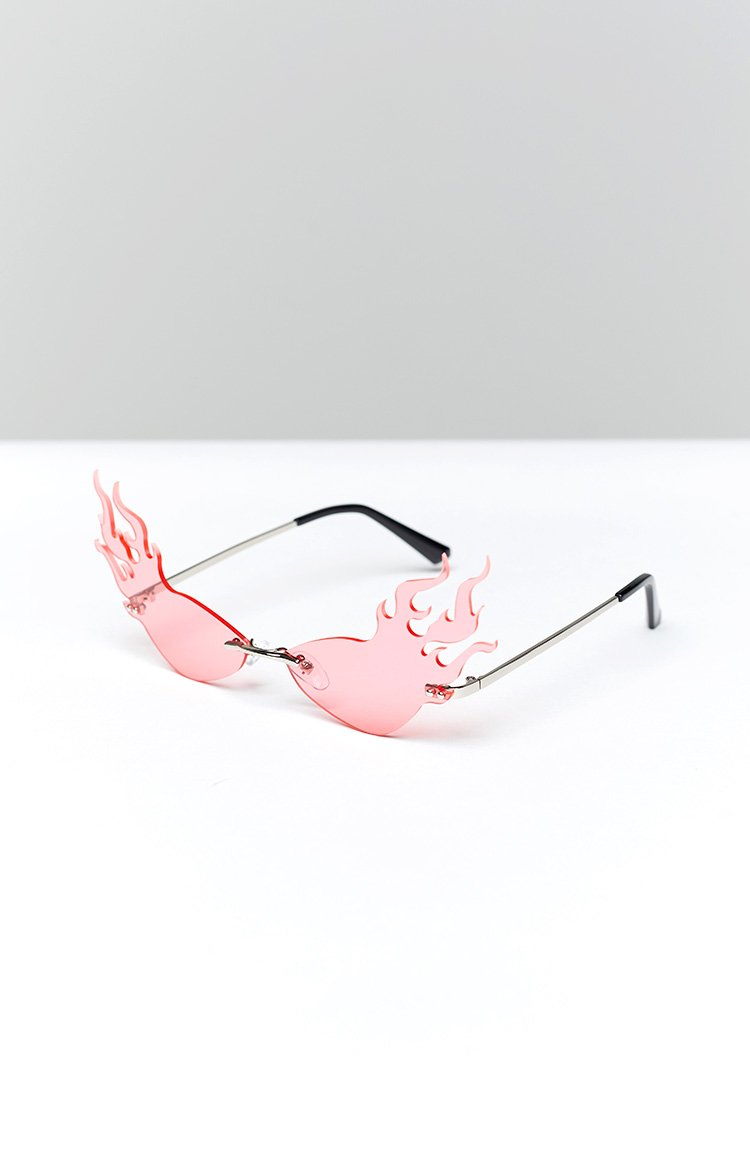 Eclat Basia Flame Sunglasses Pink Image