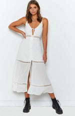 Galandria Midi Dress White Image