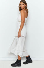 Galandria Midi Dress White Image