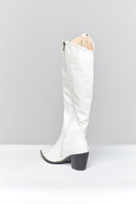 Hotel California Boots White Croc Image