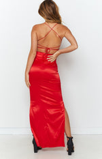 Manhattan Slip Formal Dress Red Image