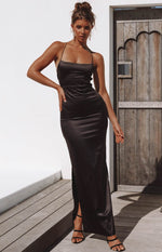 Manhattan Slip Formal Dress Black Image
