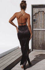 Manhattan Slip Formal Dress Black Image