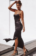 Manhattan Slip Formal Dress Black Image