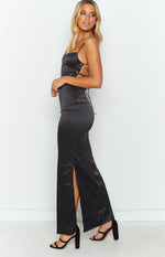 Manhattan Slip Formal Dress Black Image