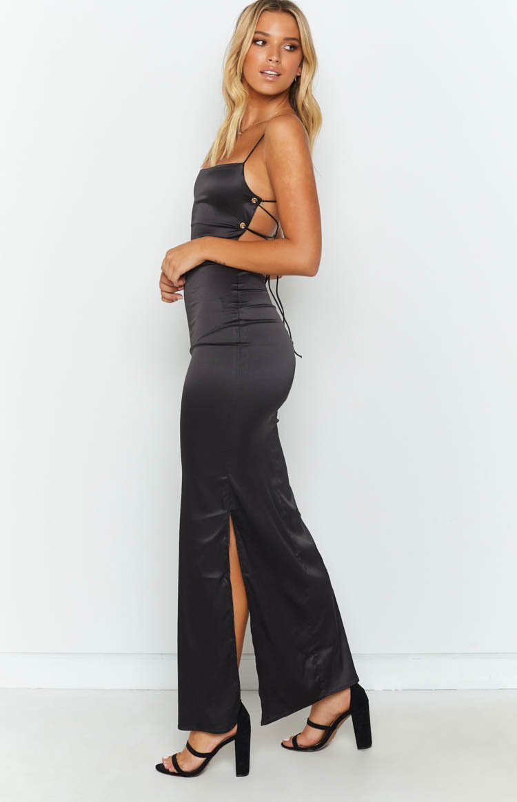 Manhattan Slip Formal Dress Black Image
