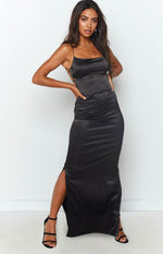 Manhattan Slip Formal Dress Black Image