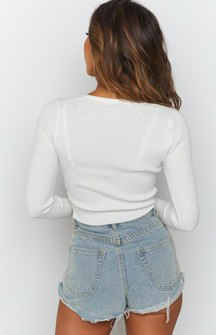 Marly Knit Top White Image