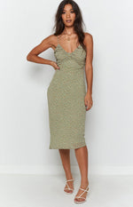 Guardian Midi Dress Avocado Image