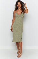 Guardian Midi Dress Avocado Image