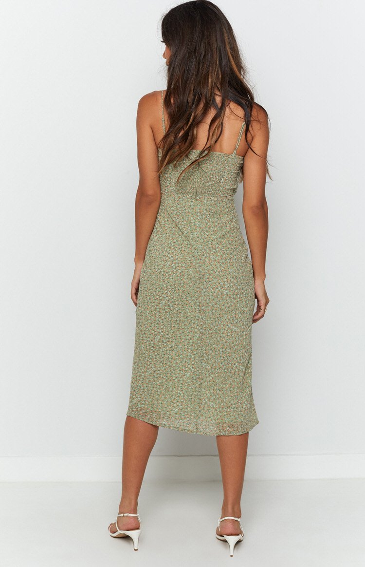 Guardian Midi Dress Avocado Image