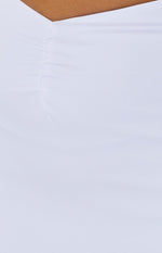 Sofia Halter Midi Dress White Image