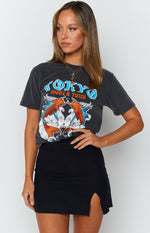 Tokyo World Tour Tee Acid Wash Image