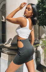 Vivian Cut Out Skirt Black Image