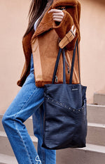 Rusty Idaho Tote Bag Black Image