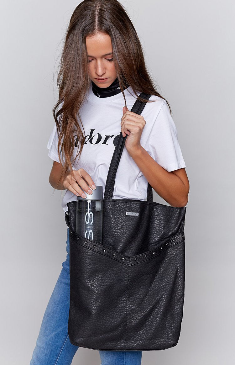 Rusty Idaho Tote Bag Black Image