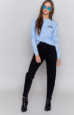Rusty Mono Screen 2 Long Sleeve Tee Light Blue Image