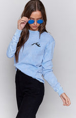 Rusty Mono Screen 2 Long Sleeve Tee Light Blue Image