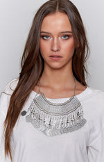 Stuck On Cloud Nine Necklace Silver Second Image