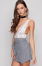 Crescendo Mini Skirt Gingham Image