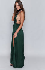 Pandora Maxi Dress Emerald Green Image