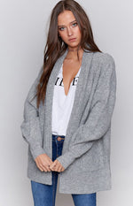 Rusty Rally Cardigan Grey Marle Image