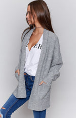 Rusty Rally Cardigan Grey Marle Image
