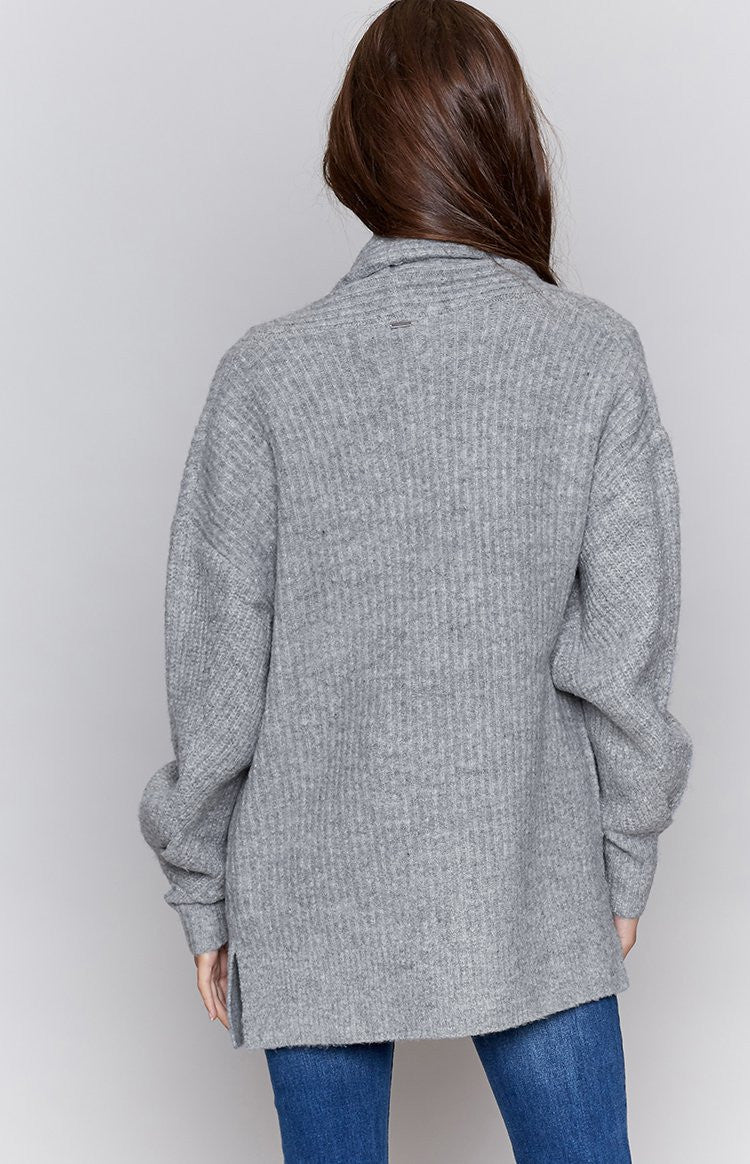 Rusty Rally Cardigan Grey Marle Image