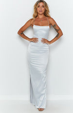 Manhattan Slip Formal Dress Silver Image