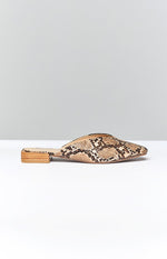 Therapy Mila Flats Taupe Snake Image