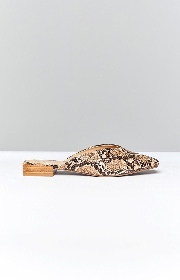 Therapy Mila Flats Taupe Snake Image