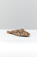 Therapy Mila Flats Taupe Snake Image