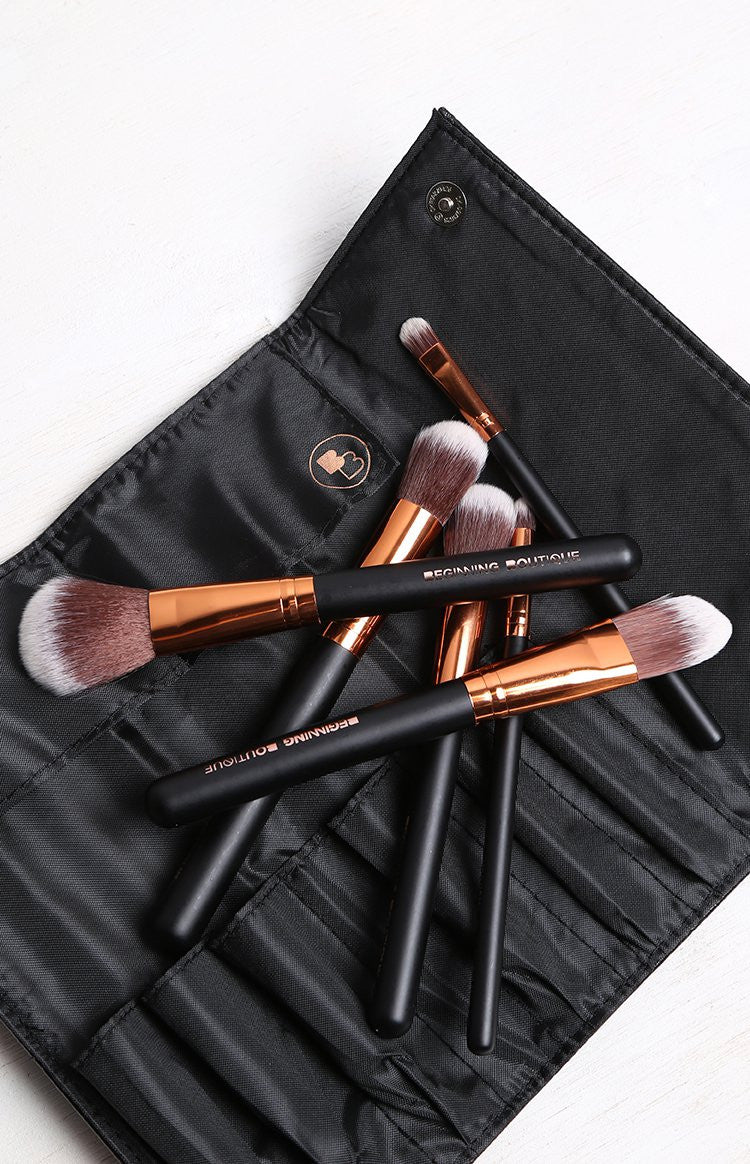 6 Piece Makeup Brush Set Image