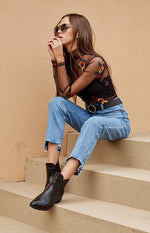 Show Me Dress Embroidered Black Image