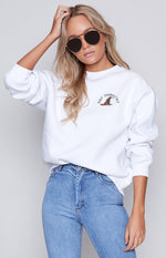 Grey Line Sort Yourself Out Sweatshirt Image