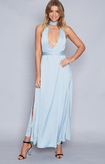 Benson Maxi Dress Stone Blue Image