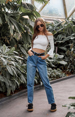 Gypsy Goddess Off Shoulder Crop White Image