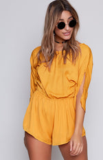 Azalea Playsuit Mustard Image