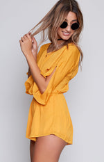 Azalea Playsuit Mustard Image