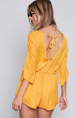 Azalea Playsuit Mustard Image